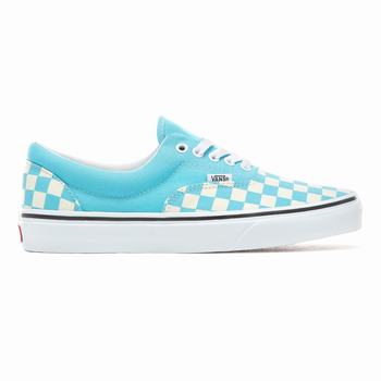 Férfi Vans Checkerboard Era Tornacipő VA6208793 Kék